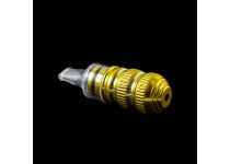 Sneak-A-Toke Pipe w/ Acrylic Mouthpiece - Gold