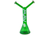 MAV Glass - Bestie - Double Headed Beaker Bong - Green