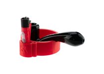 MAV Glass Sherlock Pipe Stand Ash Tray + Clipper Lighter
